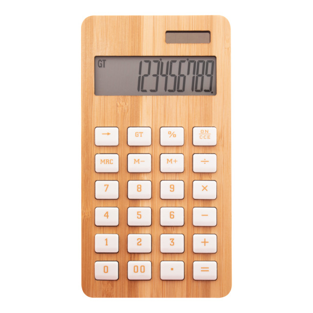 BooCalc Calculatrice en bambou