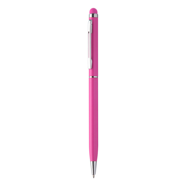 Byzar Stylo à bille avec stylet fuchsia