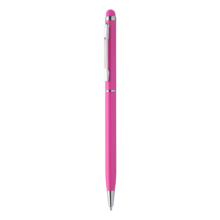 Byzar Stylo à bille avec stylet fuchsia