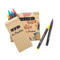 Craxon 12 Eco Set de 12 crayons de couleurs personnalisés naturelle