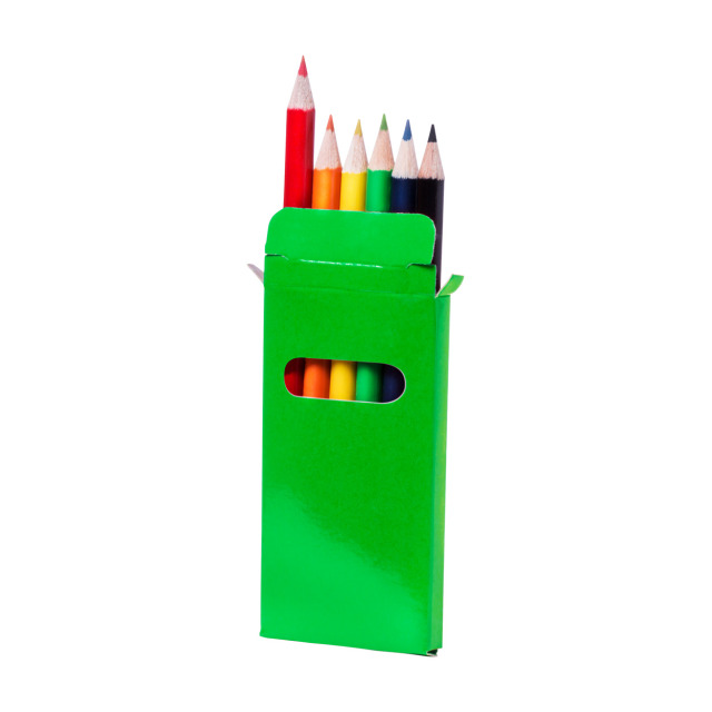 Garten Set de 6 crayons vert