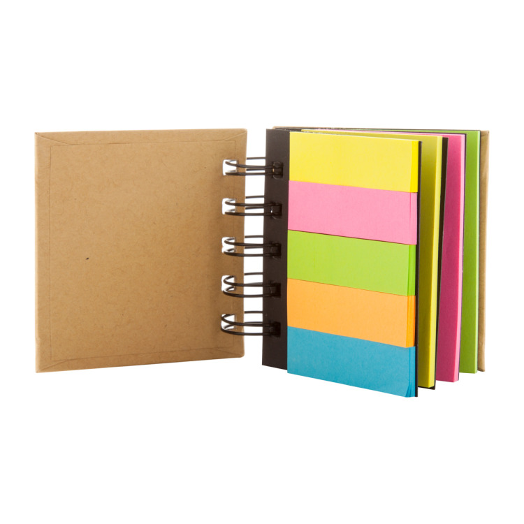 Laska Bloc-notes feuilles adhésives naturelle