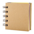 Laska Bloc-notes feuilles adhésives naturelle