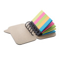 Lazza Bloc-notes feuilles adhésives naturelle