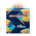 Penxil 12 Set de 12 crayons en bois multi-couleurs