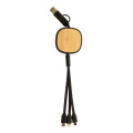 Rabsle Cable chargeur USB noir