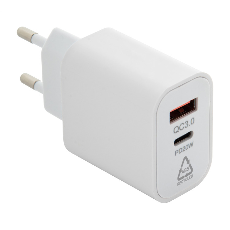 Recharge Chargeur mural USB RABS blanc