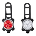 Remko Set lampes pour vélo rechargeable noir