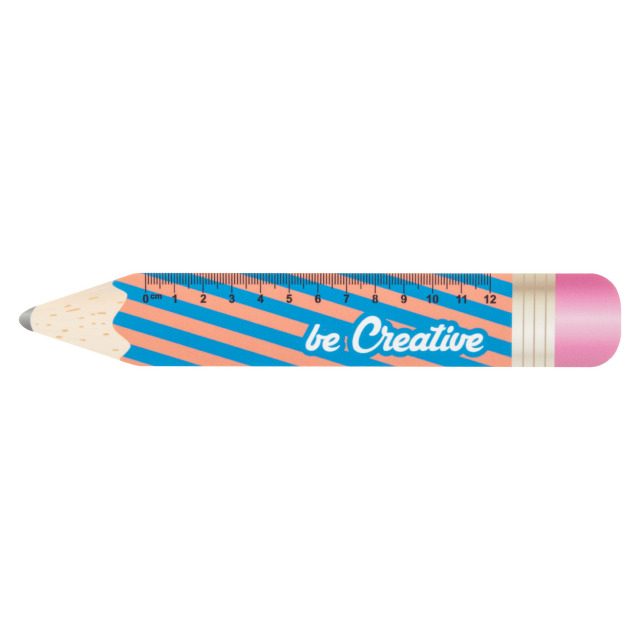 Sharpy 12 Règle 12cm en forme de crayon blanc