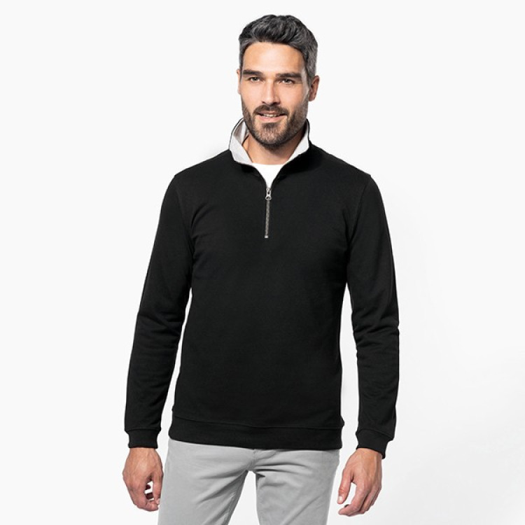 Sweat col zippée K206 300gr