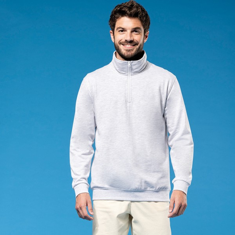 Sweat col zippée K478 280gr