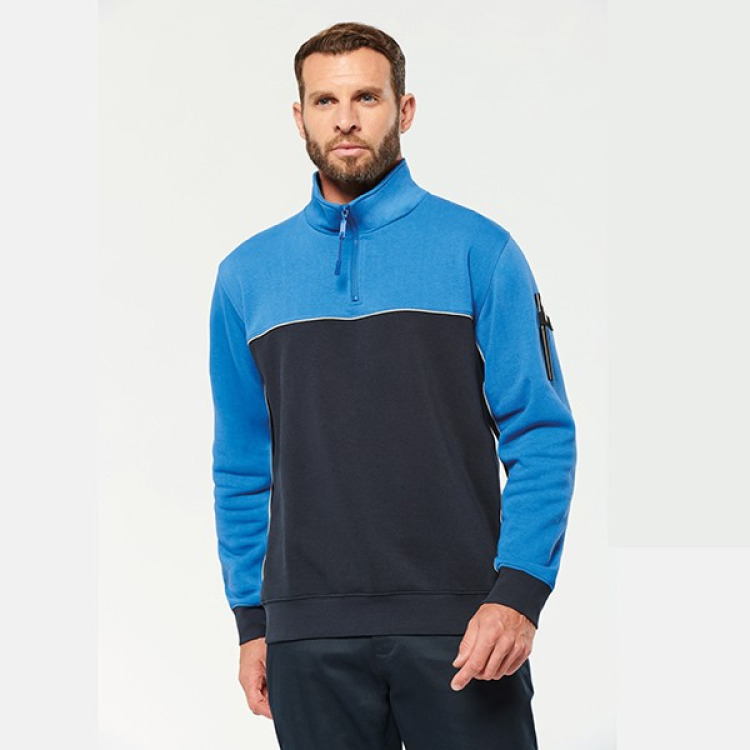 Sweat col zippée WK404 280gr