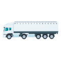 Trucker 15 Règle 15 cm, camion blanc