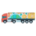 Trucker 15 Règle 15 cm, camion blanc